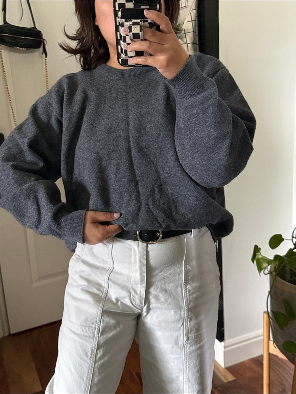 Lands' End Crewneck Pullover 100% Wool Sweater. XL